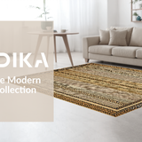 Ultra Soft Area Rug, Non Slip, Stain Resistant, Washable Area Rugs for Living Room, Bedroom, Sleek Neutral Leopard Texture(Beige)