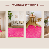 Vivid Contemporary Leopard Motif(Pink)