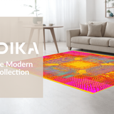 Contemporary Bright Patterned Motif(Yellow)