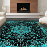 Luxurious Geometric Blue Tones(Blue)