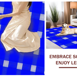 Cozy Rustic Plaid Visual Appeal(Blue)