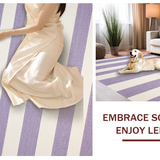 Elegant Light Purple Geometric Accents(Purple)
