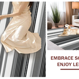 Sophisticated Striped Monochrome Theme(Black)