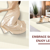 Elegant Textured Stripe Composition(Beige)