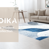 Dynamic Blue Brushstroke Design(Blue)