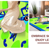 Ultra Soft Area Rug, Non Slip, Stain Resistant, Washable Area Rugs for Living Room, Bedroom, Chic Cartoon Animal Bath Decor(Blue)