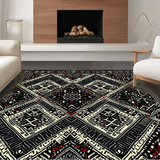 Sophisticated Linear Geometric Appeal(Black)