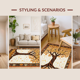 Contemporary Colorful Symbolic Design(Beige)