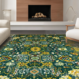 Minimalist Subdued Trellis Texture(Green)