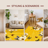 Vibrant Sunflower and Wood Aesthetic(Yellow)