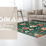 Elegant Earthy Tones with Floral Touches(Green)