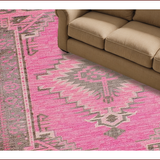 Chic Pink Western Boot Motif(Pink)