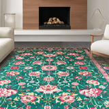 Contemporary Colorful Trellis Artwork(Green)