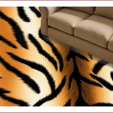 Ultra Soft Area Rug, Non Slip, Stain Resistant, Washable Area Rugs for Living Room, Bedroom, Luxury Tiger Skin Meditation Space Area Rug(Brown)