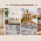 Cozy Tiled Earth Tone Design(Blue)