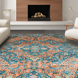 Classic Trellis Distressed Appeal(Blue)