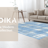 Ultra Soft Area Rug, Non Slip, Stain Resistant, Washable Area Rugs for Living Room, Bedroom, Adorable Sky Blue Bow Knot Rug With Preppy Vibe For Fashionable Home Decor(Blue)