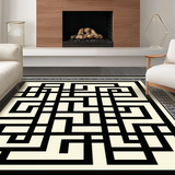 Stylish Transitional Artful Geometry(Black)