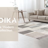 Ultra Soft Area Rug, Non Slip, Stain Resistant, Washable Area Rugs for Living Room, Bedroom, Vibrant Contemporary Medallion Style(Beige)