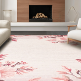 Ultra Soft Area Rug, Non Slip, Stain Resistant, Washable Area Rugs for Living Room, Bedroom, Fluffy Rose Minimalist Style(Pink)
