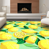 Contemporary Lemon Print Delight(Yellow)