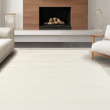 Ultra Soft Area Rug, Non Slip, Stain Resistant, Washable Area Rugs for Living Room, Bedroom, Rustic Unique Diamond Arrangement(Beige)