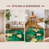 Luxurious Botanical Print Design(Green)