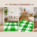 Charming Springtime Plaid Aesthetic(Green)