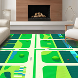 Colorful Interactive City Grid(Green)