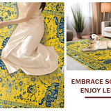 Charming Tiled Medallion Design(Yellow)