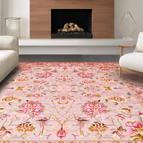 Ultra Soft Area Rug, Non Slip, Stain Resistant, Washable Area Rugs for Living Room, Bedroom, Luxurious Soft Pastel Elegance(Pink)