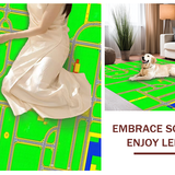 Energetic Road Track Fantasy Illustration(Green)