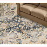 Ultra Soft Area Rug, Non Slip, Stain Resistant, Washable Area Rugs for Living Room, Bedroom, Rustic Abstract Distressed Aesthetic(Beige)