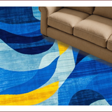 Contemporary Geometric Fusion Aesthetic(Blue)