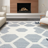 Ultra Soft Area Rug, Non Slip, Stain Resistant, Washable Area Rugs for Living Room, Bedroom, Soft Earthy Tones with Bunny Design(Gray)