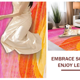 Fun Eclectic Rainbow Artwork(Yellow)