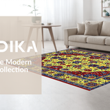 Ultra Soft Area Rug, Non Slip, Stain Resistant, Washable Area Rugs for Living Room, Bedroom, Sublime Cozy Cottage Aesthetic(Yellow)