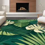 Playful Leafy Bathroom Charm(Green)