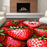 Quirky Pink Fruit Motif(Red)