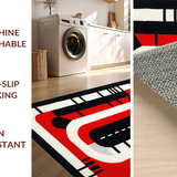 Energetic Red and Black Motif(Red)