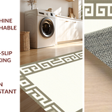 Refined Distressed Floral Medallion Style(Beige)