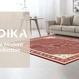 Chic Transitional Textured Design(Red)