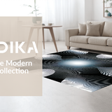 Chic Contemporary Illusion Motif(Black)