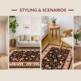 Striking Elegant Floral Composition(Black)
