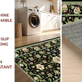 Striking Earthy Floral Aesthetics(Black)