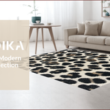 Ultra Soft Area Rug, Non Slip, Stain Resistant, Washable Area Rugs for Living Room, Bedroom, Contemporary Zebra Pattern Entryway Area Rug(Beige)