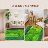 Elegant Greenery Abstract Print(Green)