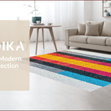 Ultra Soft Area Rug, Non Slip, Stain Resistant, Washable Area Rugs for Living Room, Bedroom, Ultra-Thin Minimalist Living Room Area Rug(Gray)