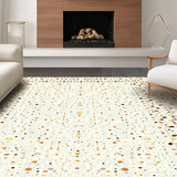 Ultra Soft Area Rug, Non Slip, Stain Resistant, Washable Area Rugs for Living Room, Bedroom, Trendy Warm-Toned Decorative Piece(Beige)