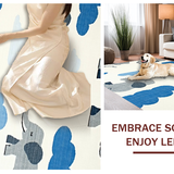 Elegant Minimalist Grey Motifs(Beige)